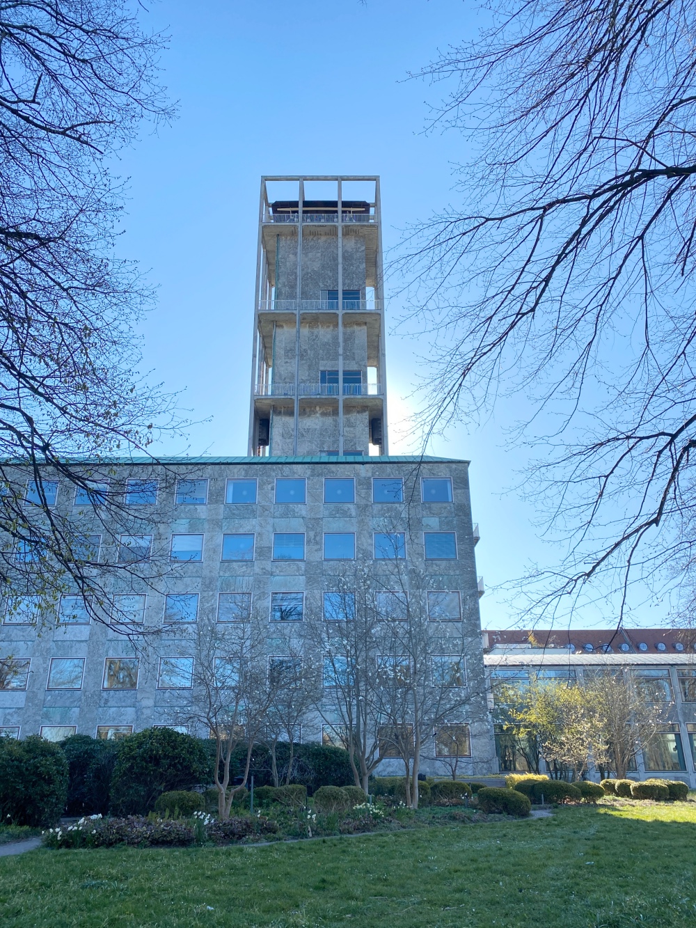 Aarhus Rådhus Spring light